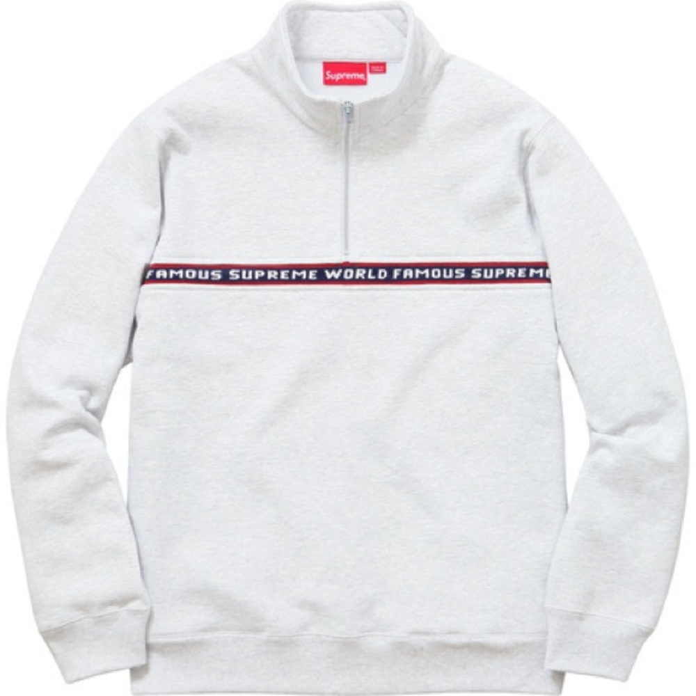 Supreme world famous half zip